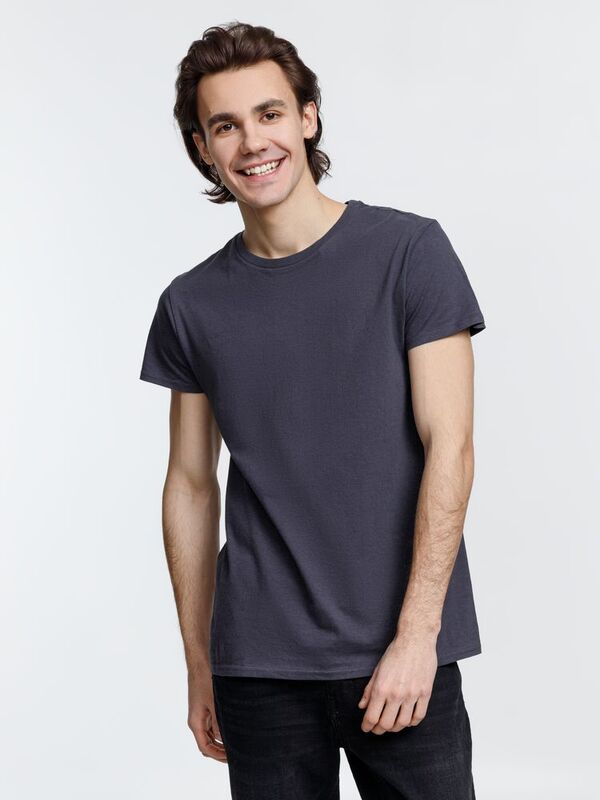 Футболка мужская Crusader Men, темно-серая (графит) арт.03582381