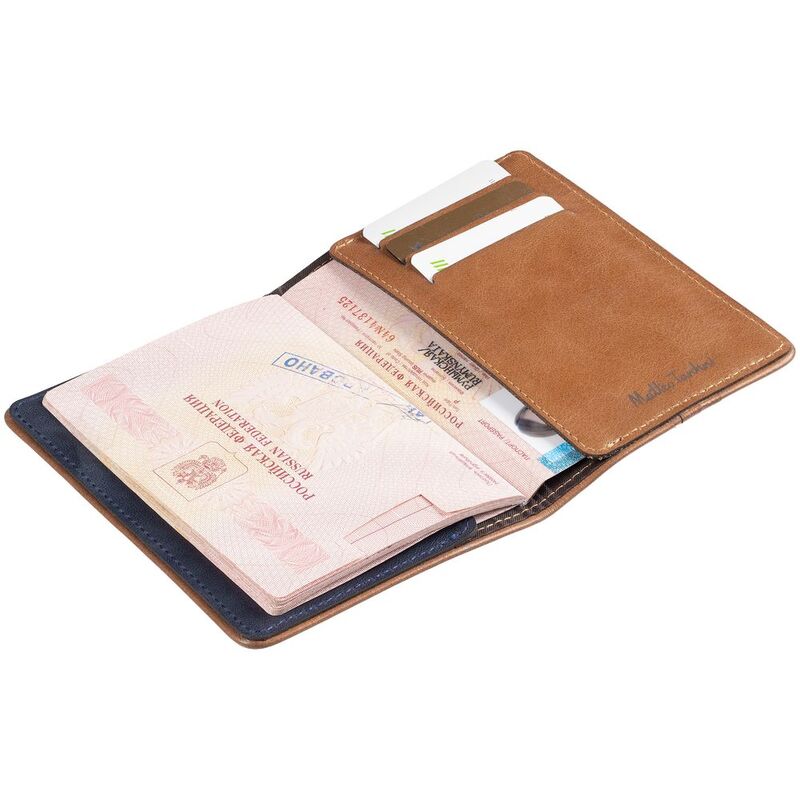 Обложка для паспорта Kalsa Palermo, синяя арт.15265