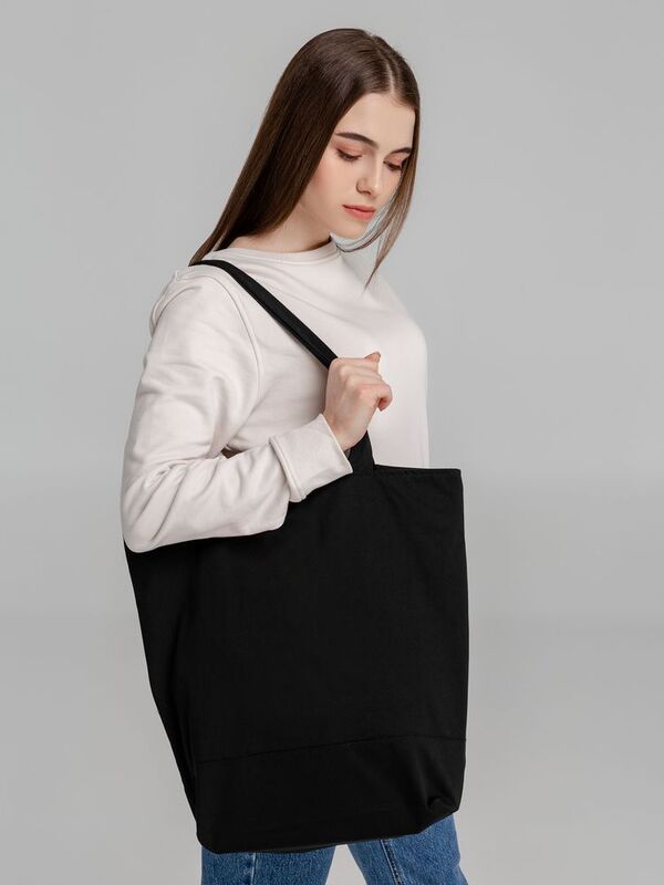 Сумка для покупок на молнии Shopaholic Zip, черная арт.11683.33