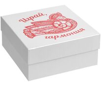 Коробка &laquo;Играй гармония&raquo;, с красным принтом арт.68077.50