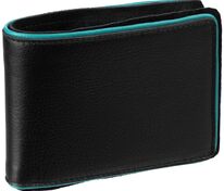 Кошелек Partinico, черный с бирюзовым арт.17975.34