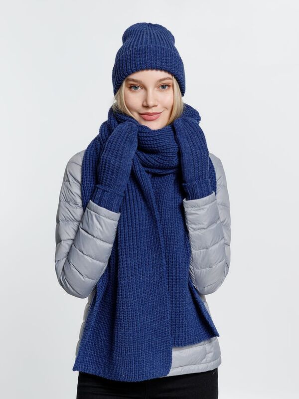 Шарф Nordkyn, синий меланж арт.10451.44