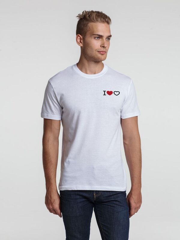 Футболка &laquo;Люблю любовь&raquo;, белая арт.71210.60