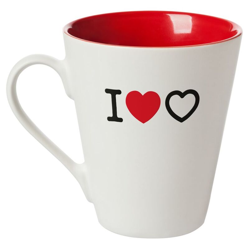 Кружка &laquo;Люблю любовь&raquo;, белая с красным арт.71211.50