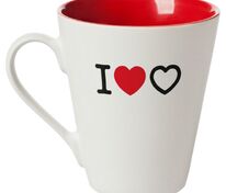 Кружка &laquo;Люблю любовь&raquo;, белая с красным арт.71211.50