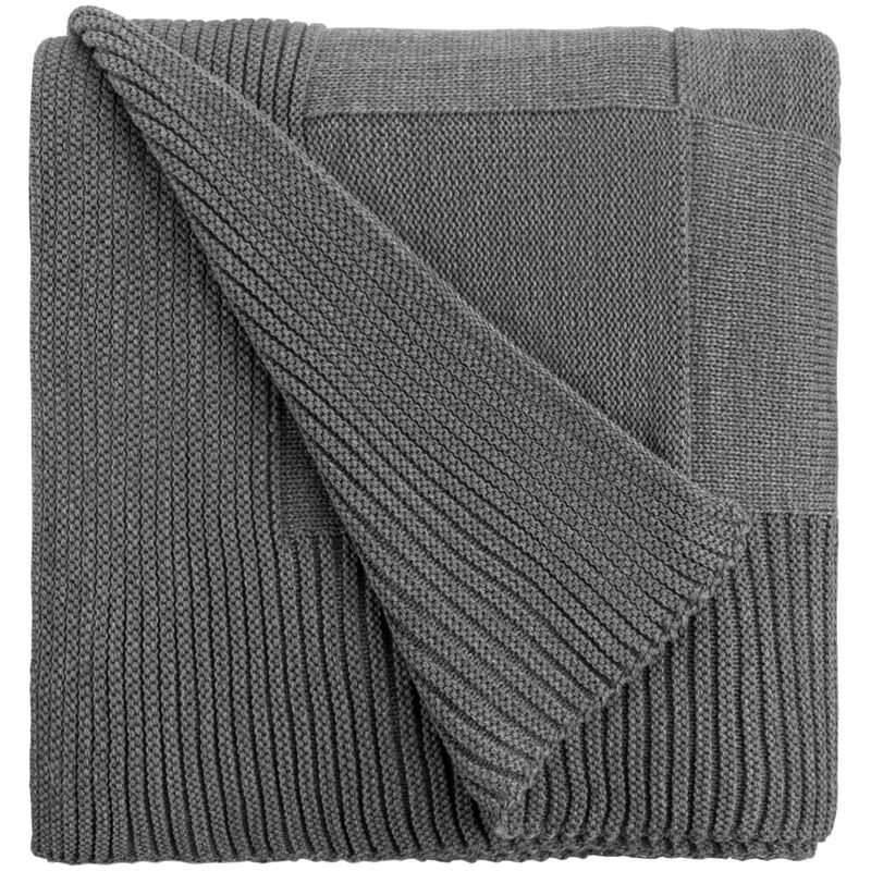 Плед Chess Queen, ver.2, серый меланж арт.10444.13