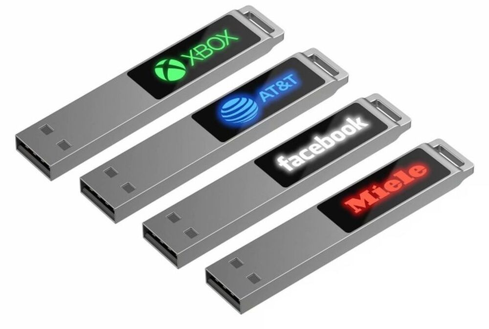 Флешка markBright с зеленой подсветкой, 32 Гб арт.21022.92