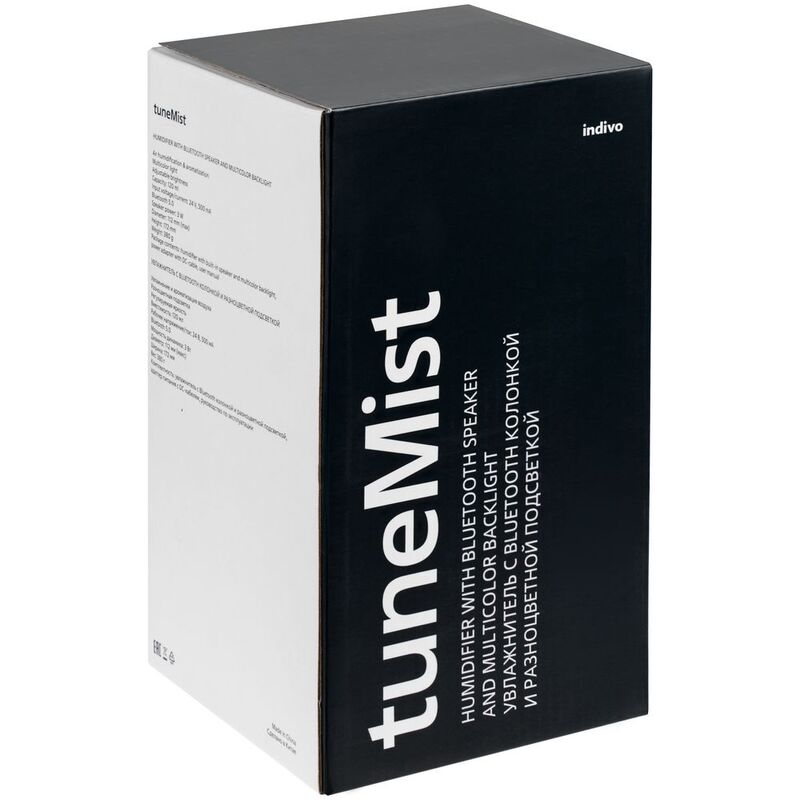 Увлажнитель с колонкой и подсветкой tuneMist, белый арт.13169.60