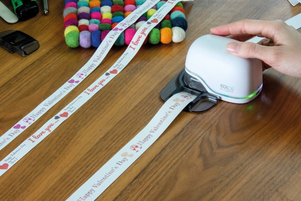 Лента Colop E-mark 25, белая арт.14159.60