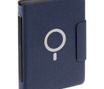 Органайзер с блокнотом и аккумулятором Oiro, синий арт.22001.40