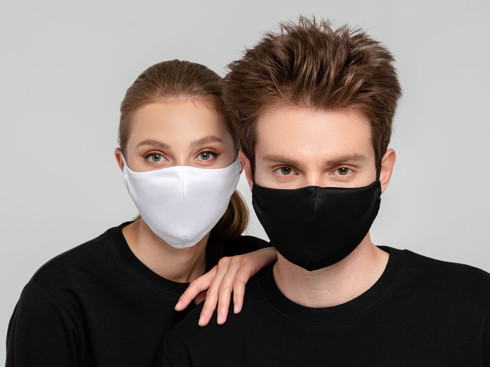 Маска для лица, черная арт.71247.30