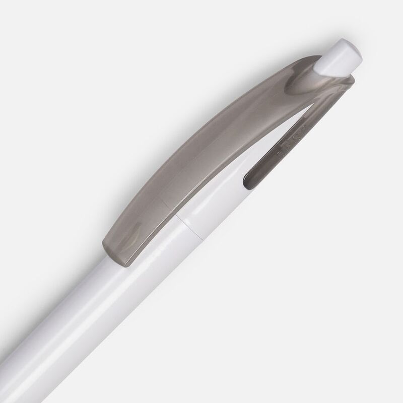 Ручка шариковая Bento, белая с серым арт.4708.11