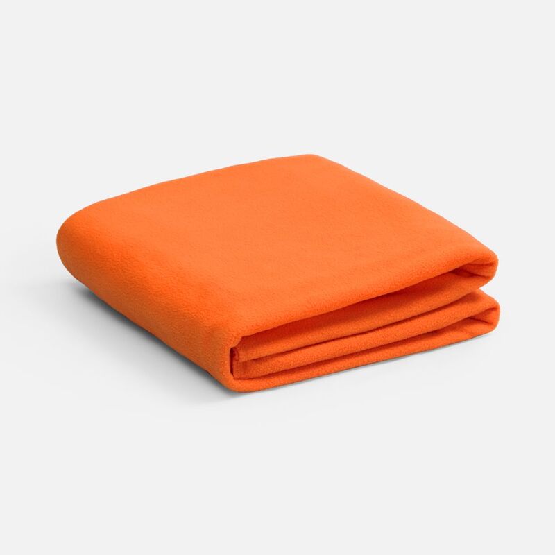 Флисовый плед Warm&Peace XL, оранжевый арт.13059.20