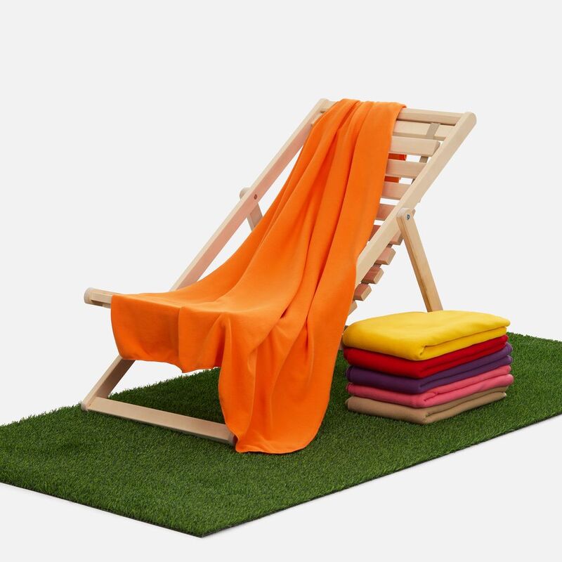 Флисовый плед Warm&Peace XL, оранжевый арт.13059.20