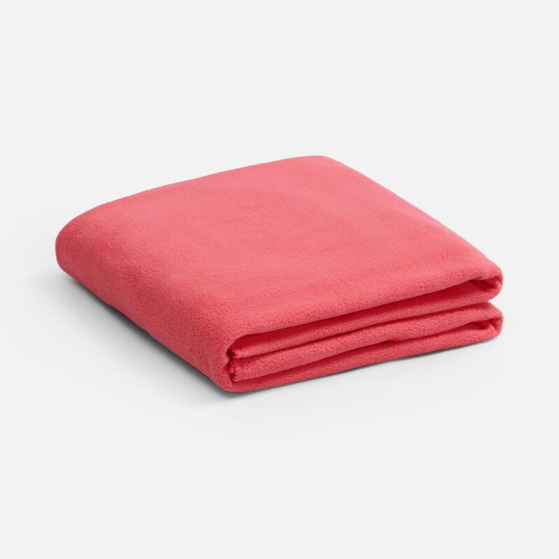 Флисовый плед Warm&Peace XL, розовый (коралловый) арт.13059.21