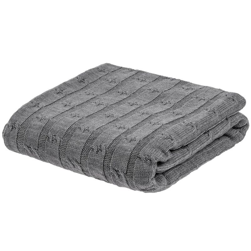 Плед Trenza, серый арт.23348.10