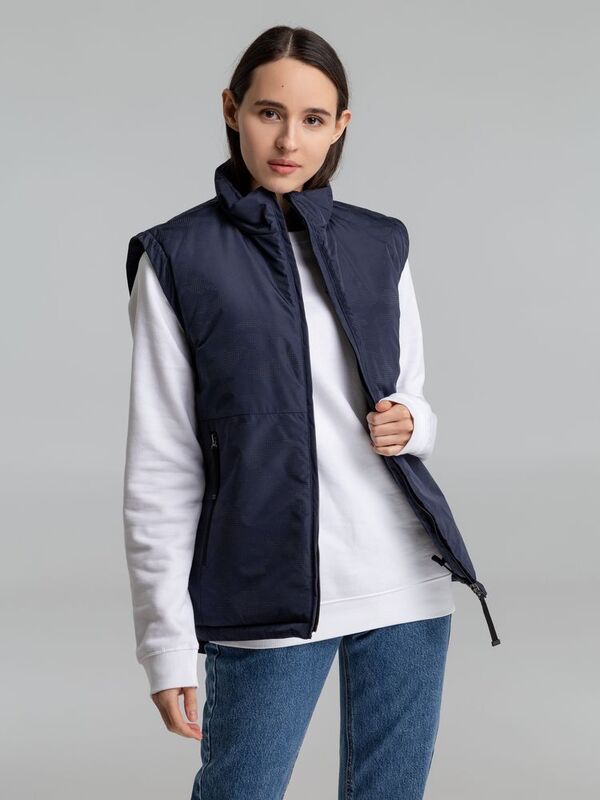 Жилет светоотражающий Lattvind, темно-синий арт.14118.40