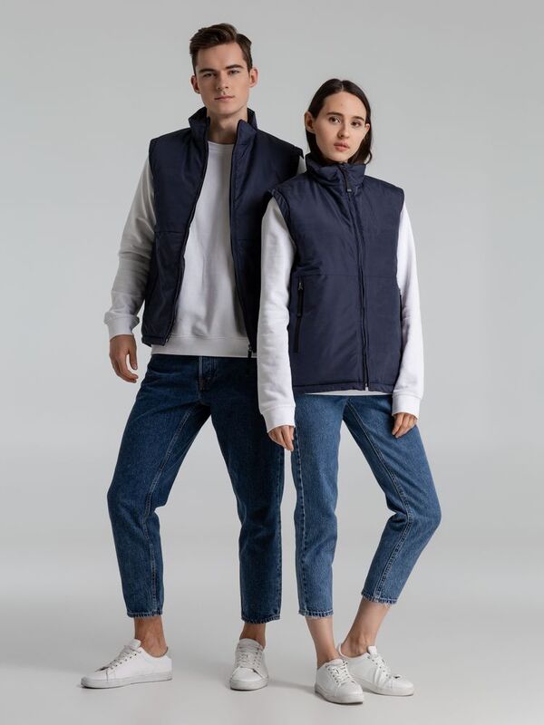 Жилет светоотражающий Lattvind, темно-синий арт.14118.40