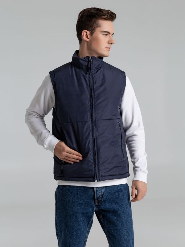 Жилет светоотражающий Lattvind, темно-синий арт.14118.40