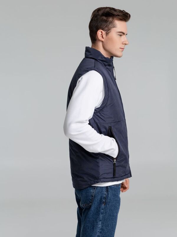 Жилет светоотражающий Lattvind, темно-синий арт.14118.40