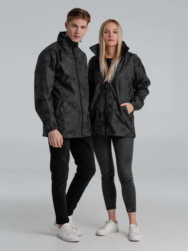 Ветровка светоотражающая Finvind, темно-серая арт.14119.30