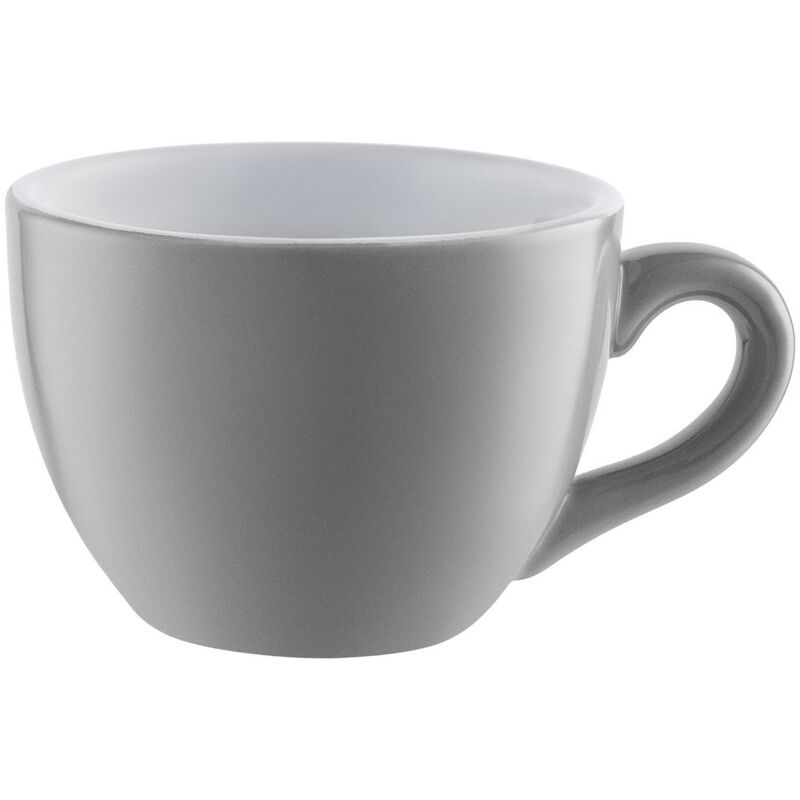 Чайная пара Cozy Morning, серая с белым арт.79134.16