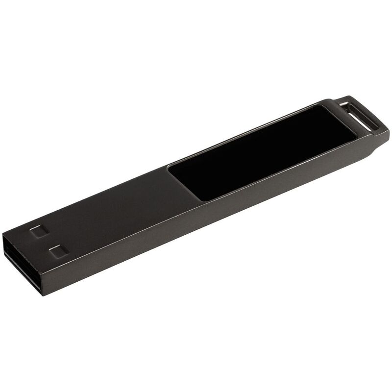 Флешка markBright Black с синей подсветкой, 32 Гб арт.21023.42