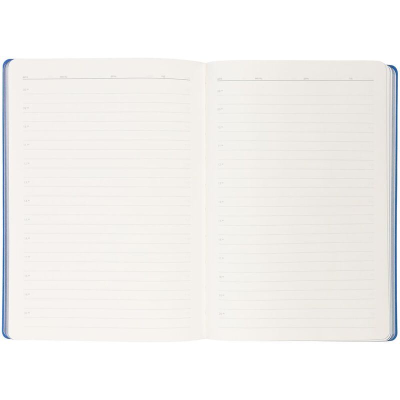 Ежедневник Flexpen Black, недатированный, черный с синим арт.13087.34