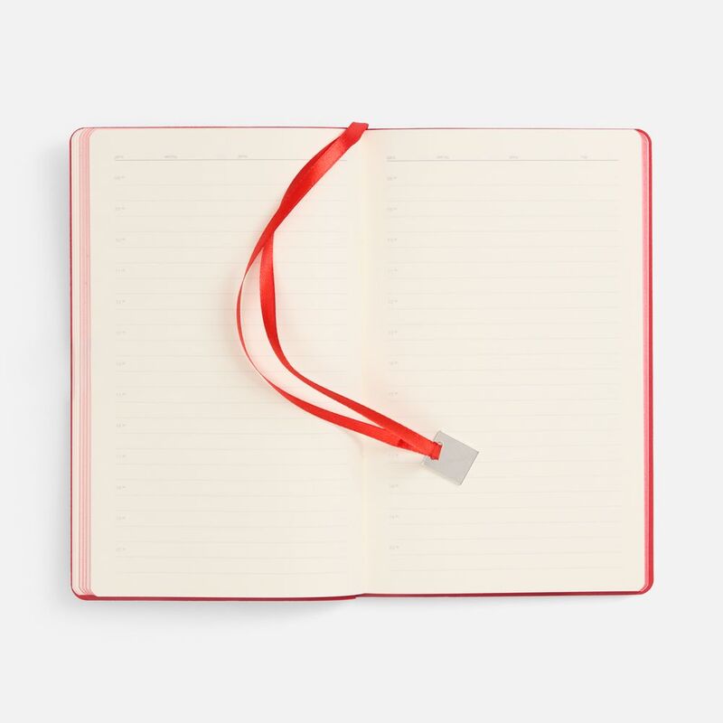 Ежедневник Shall Light, недатированный, красный арт.15060.50