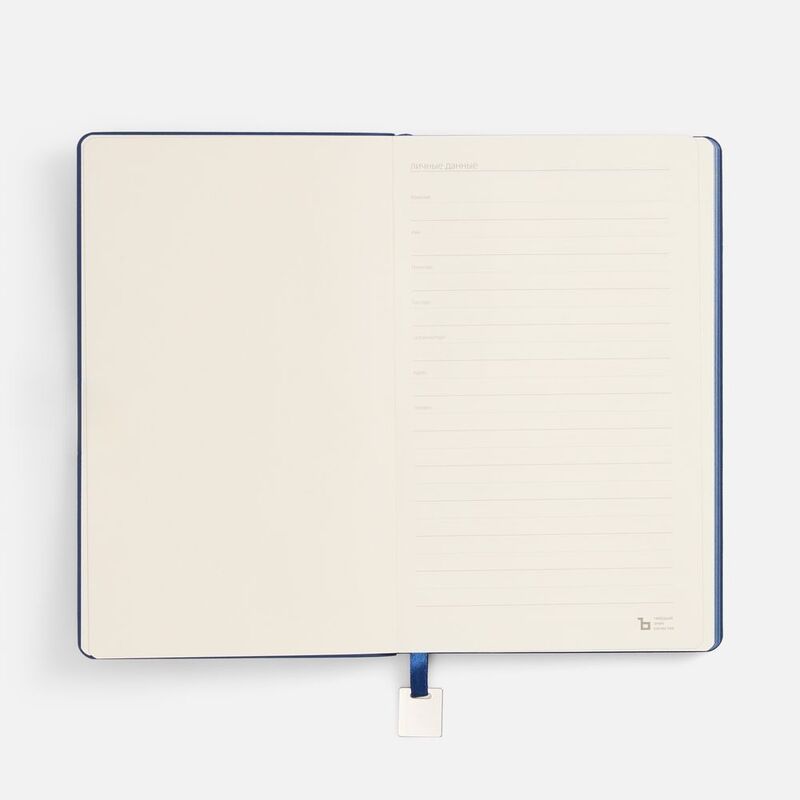 Ежедневник Shall Light, недатированный, синий арт.15060.40