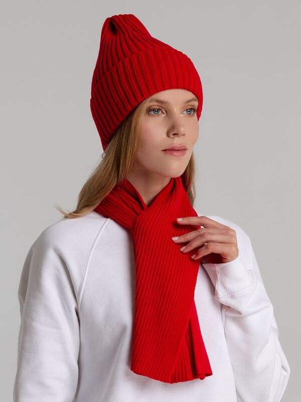 Шапка Yong, красная (алая) арт.20551.50
