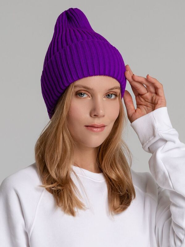 Шапка Yong, фиолетовая арт.20551.74