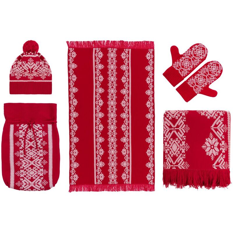 Плед Onego, красный арт.53001.50