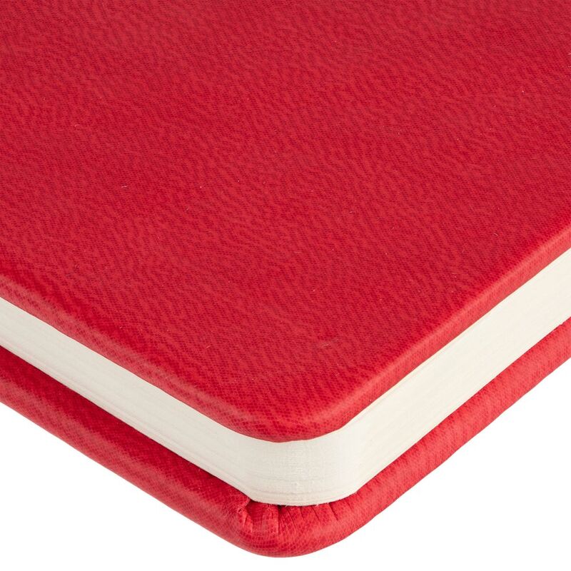 Блокнот Cluster Mini в клетку, красный арт.15209.50