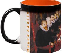 Кружка-хамелеон &laquo;Новая классика. Dream Team&raquo;, матовая, оранжево-черная арт.71295.20