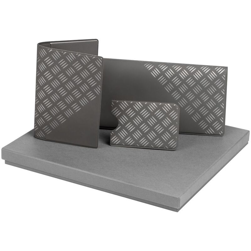 Набор персональных аксессуаров Hard Work, серый арт.71323.10