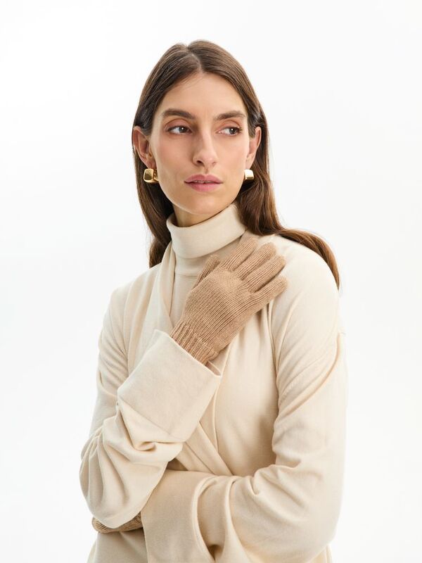 Перчатки Alpine, бежевые арт.18013.00