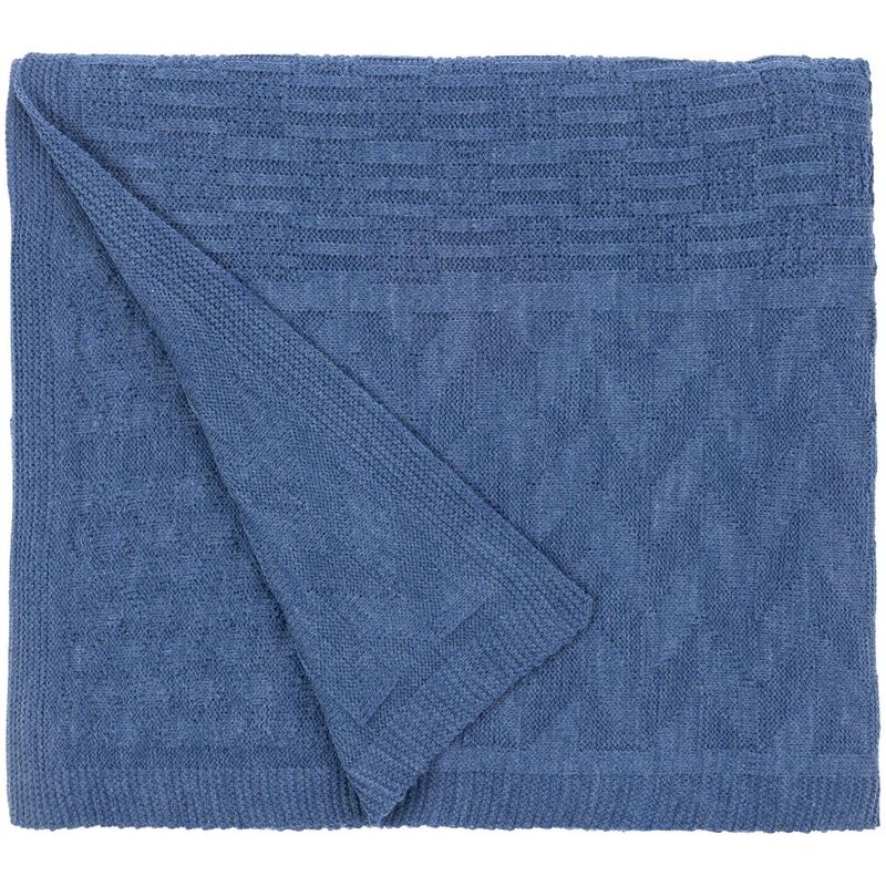 Плед Snippet, синий меланж (джинс) арт.15878.40