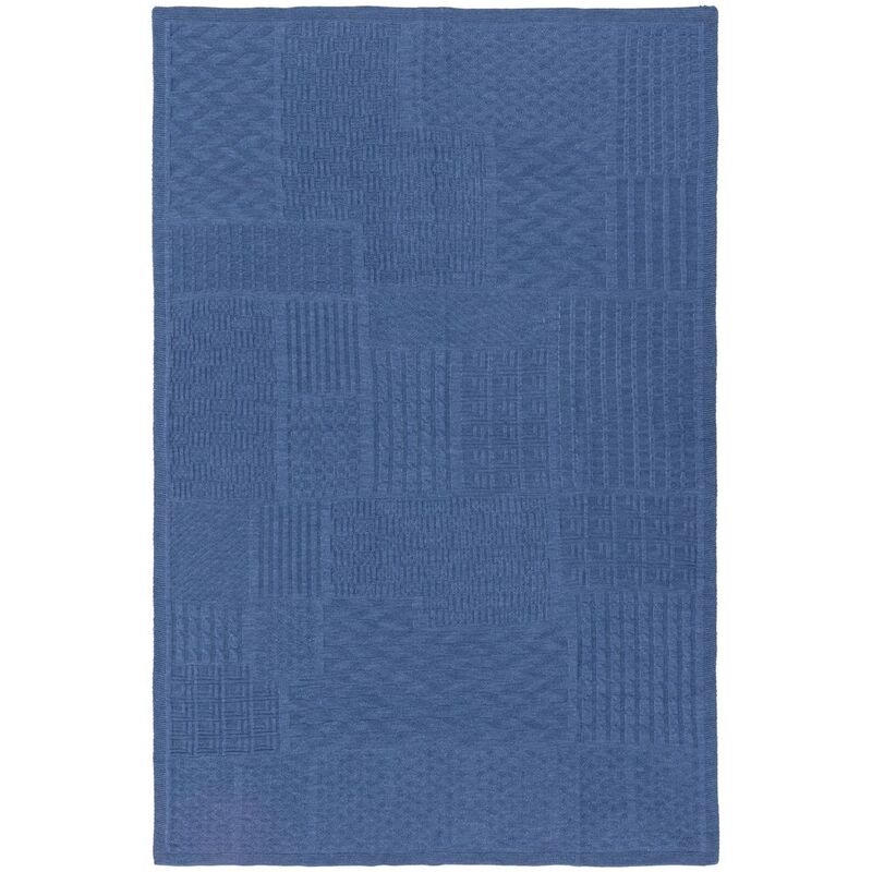 Плед Snippet, синий меланж (джинс) арт.15878.40