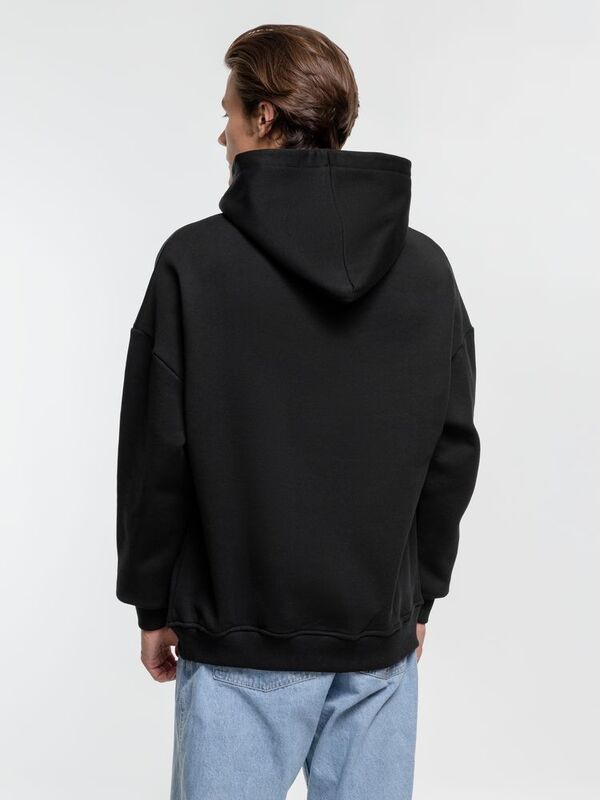 Худи оверсайз Kulonga Comfort Heavy, черное арт.14046.30