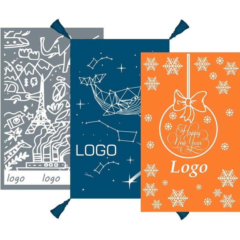 Плед на заказ Tricksy Net, 2 цвета, S, полушерсть арт.18016.02