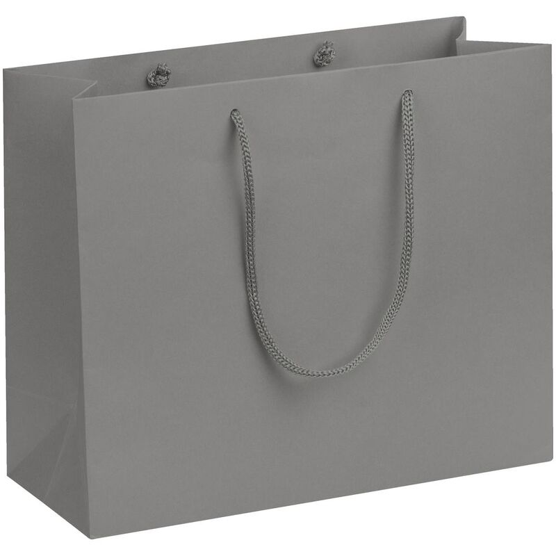 Пакет бумажный Porta S, горизонтальный, серый арт.13224.10