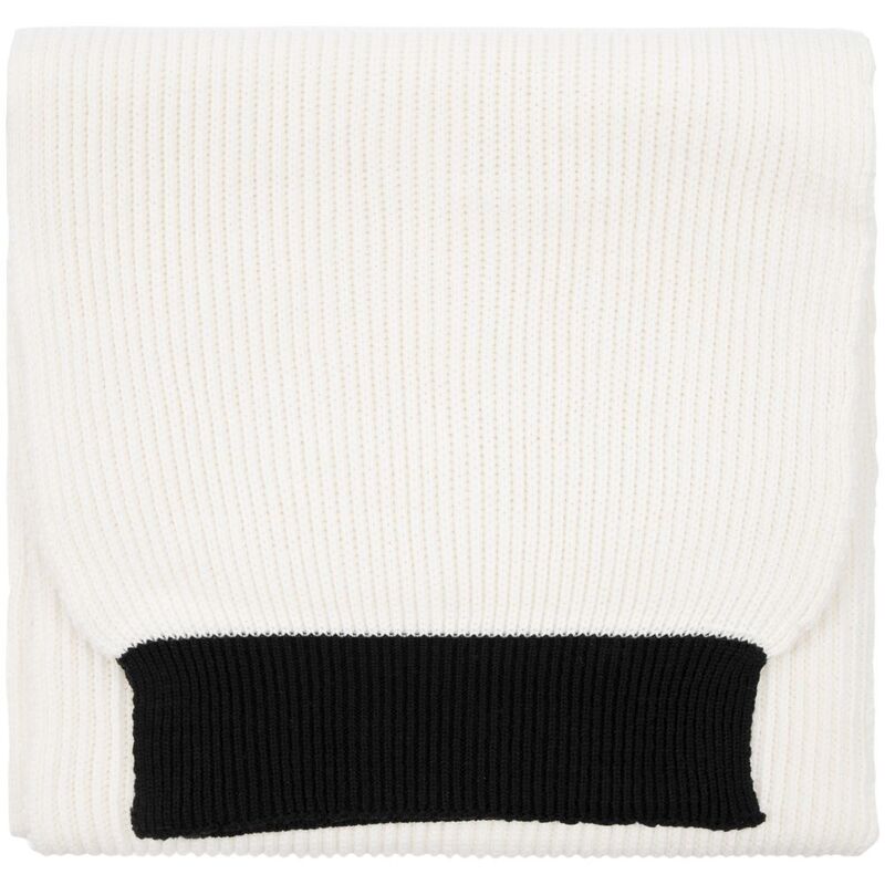 Шарф Snappy, белый с черным арт.76262.36