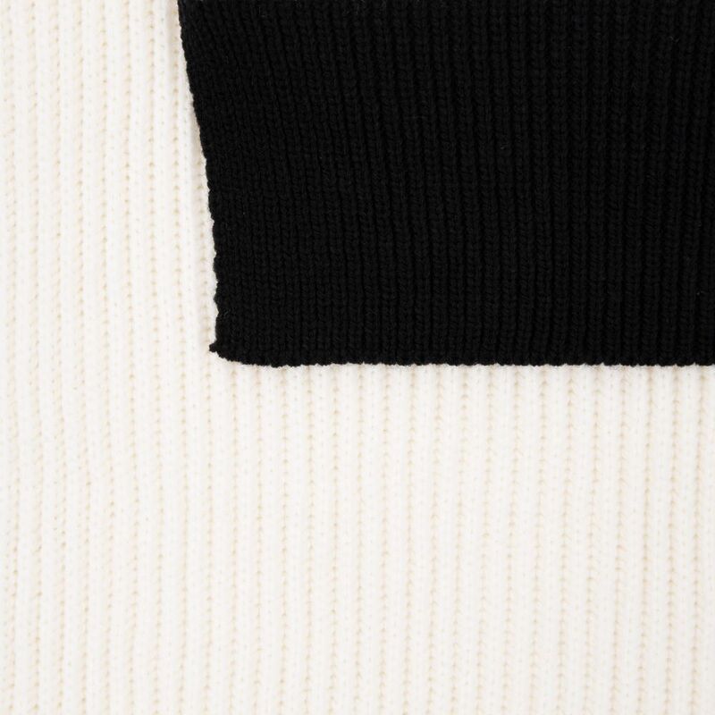 Шарф Snappy, белый с черным арт.76262.36