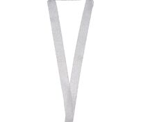 Лента для медали с пряжкой Ribbon, серебристая арт.34358.10