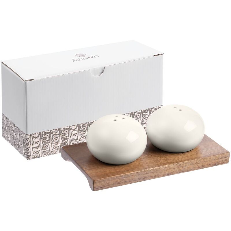 Набор из солонки и перечницы Piacente, белый арт.14122.60