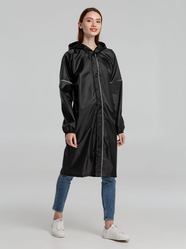 Дождевик со светоотражающими элементами Rainman Blink, черный арт.13346.30