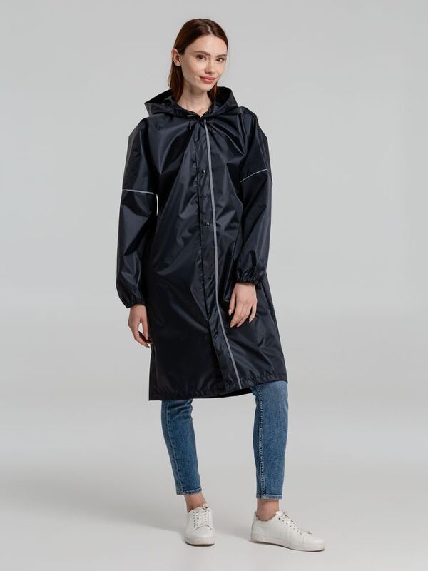 Дождевик со светоотражающими элементами Rainman Blink, темно-синий арт.13346.40