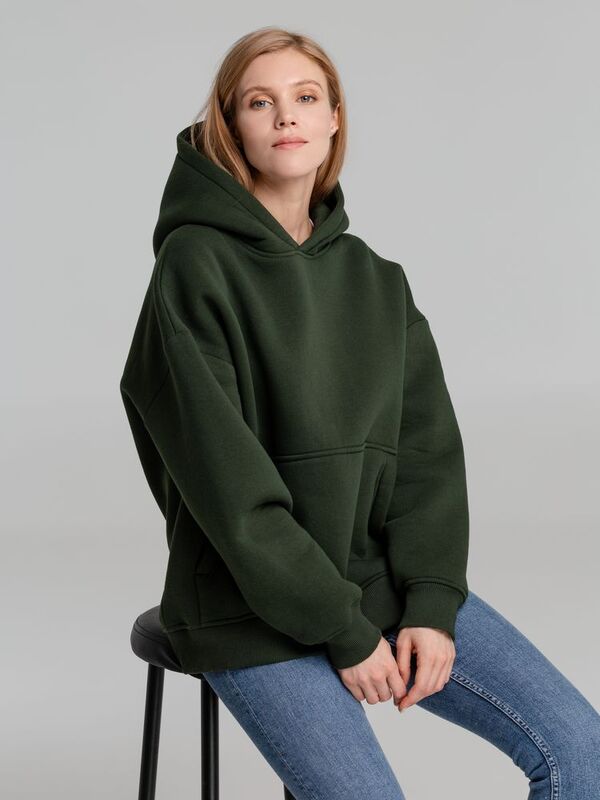 Худи Kulonga Oversize, темно-зеленый (хаки) арт.14101.99