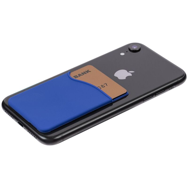 Чехол для карты на телефон Shelley, синий арт.13339.40